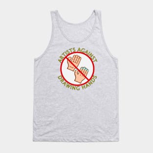 Artists Against Drawing Hands Emblem Tank Top